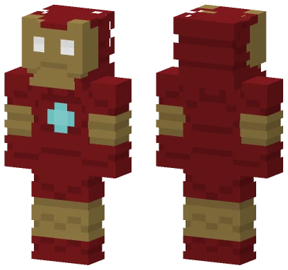 Iron Man 1 Minecraft skin