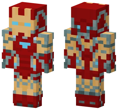 Iron Man Avengers Endgame Minecraft skin