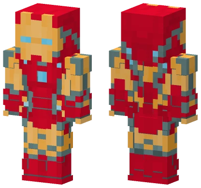Iron Man Avengers Endgame Minecraft skin