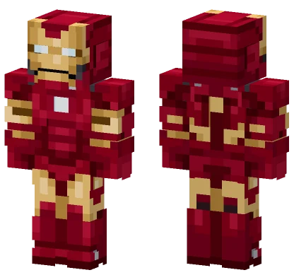 Iron Man Mark III Minecraft skin