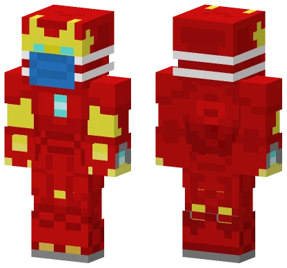 Iron Man Masked Minecraft skin