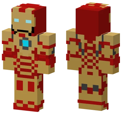 Iron Man Mk 42 Minecraft skin