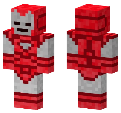 Iron Man Silver Centurion Minecraft skin