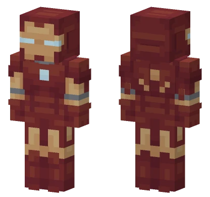 Iron Man Suit Minecraft skin