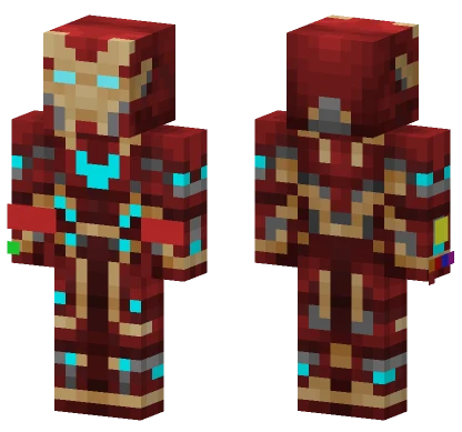 Iron Man Suit Minecraft skin