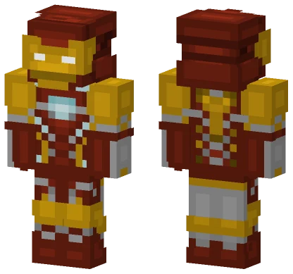 Iron Man Suit Minecraft skin