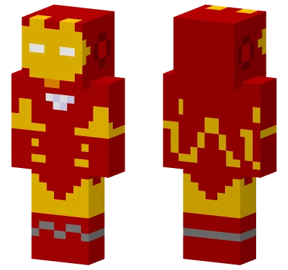 Iron Man Suit Minecraft skin