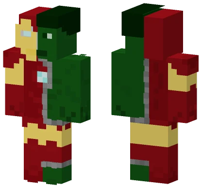 Iron Man X Hulk Minecraft skin