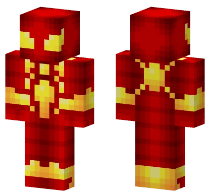 Iron Spider Comic Minecraft skin