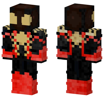 Iron Spider Miles Morales Minecraft skin