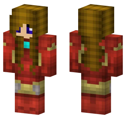 Iron Woman Minecraft skin