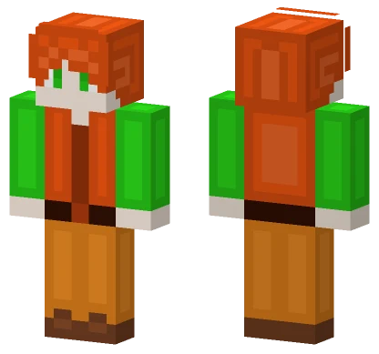 Iscrtctyccs Orange Fox Minecraft skin