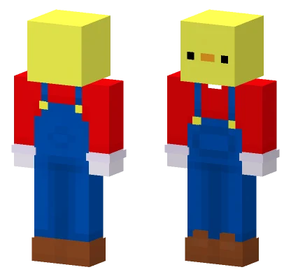 Itsa Me GJ Mario Retro Skin Minecraft skin