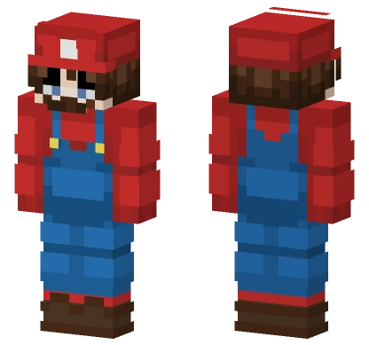 Itsa Me Mario Minecraft skin