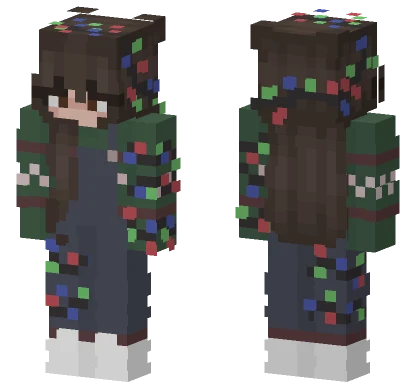 Itsnat Frfr Christmas Lights Minecraft skin