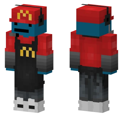 Itzalbertto Employee Skin Minecraft skin