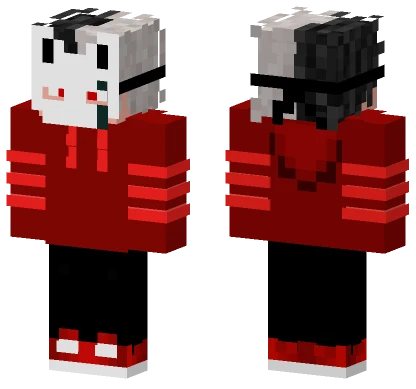 itzgourabh Red Hoodie Minecraft skin
