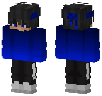 Itzmirzeon Blue Hoodie Minecraft skin