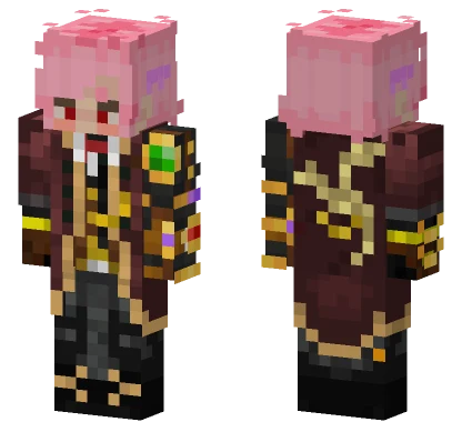 Ivory Rienetout Displaced SMP Minecraft skin