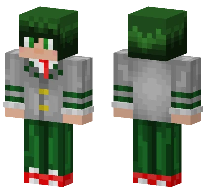 Izuku Midoriya UA Uniform Minecraft skin
