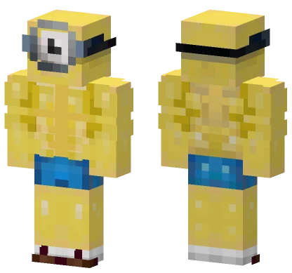 Jacked Minion Minecraft skin