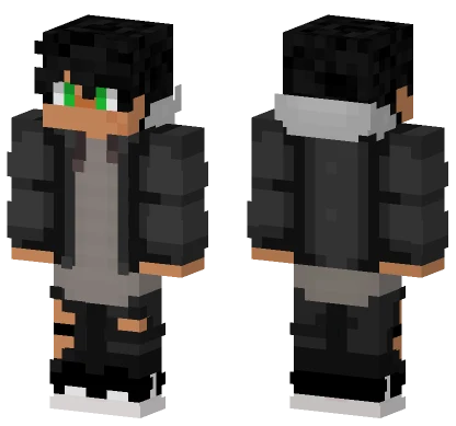 Jaden Green Eyes Minecraft skin