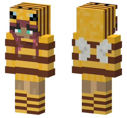 Jadexita Bee Girl Minecraft skin