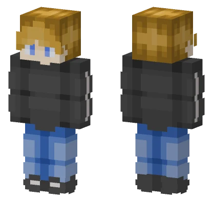 Jake Blue Outfit Minecraft skin