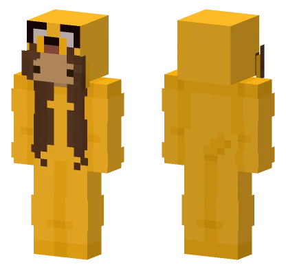 Jake the Dog Onesie Minecraft skin
