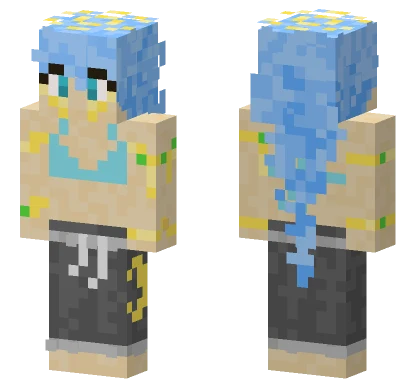 Jamin Blue Skin Fix Minecraft skin