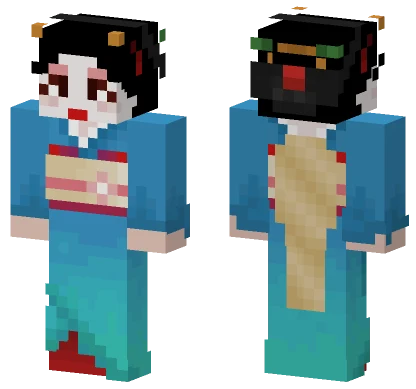 Japans Vrouw Minecraft skin