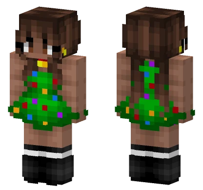 Jasmine Christmas Bells Minecraft skin