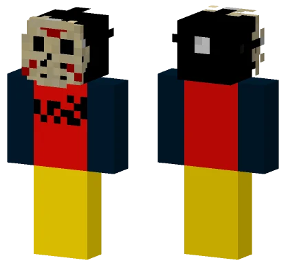 Jason Voorhees Hockey Mask Minecraft skin