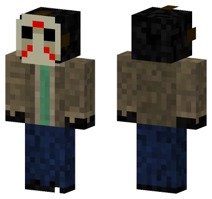 Jason Voorhees Mask Minecraft skin