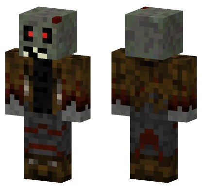 Jason Voorhees Mask Off Minecraft skin