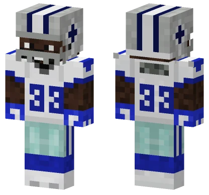 Javonte Williams NFL Jersey Minecraft skin