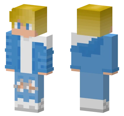 Jeans Blonde Boy Minecraft skin