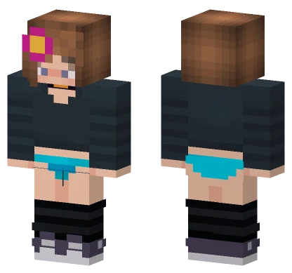 Jenny Belle Flustered Skin Minecraft skin