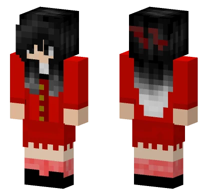 Jess Red Outfit Minecraft skin