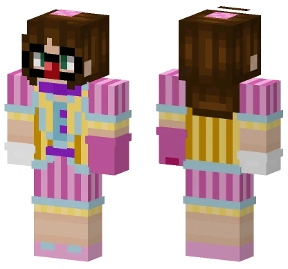 Jessie The Clown Girl Minecraft skin
