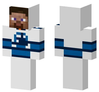 Jets Reverse Retro Whiteout Minecraft skin