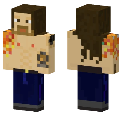 Jhon Frusciante RHCP Minecraft skin