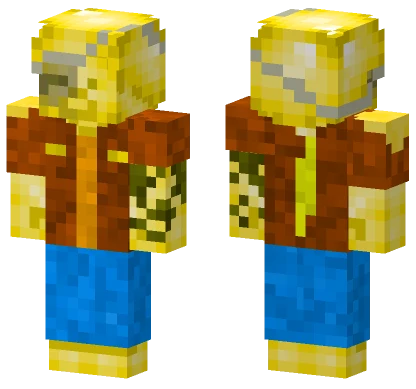 Jimmy Yellow Steve V2 Minecraft skin