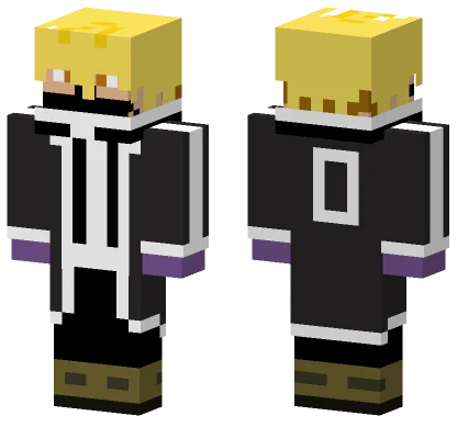 Jin Kougasaki Tougen Anki Minecraft skin