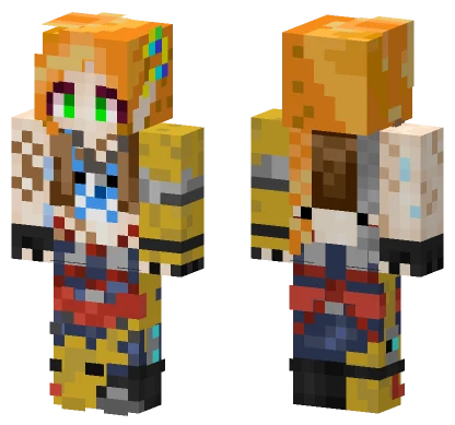 Jinx Odyssey Minecraft skin