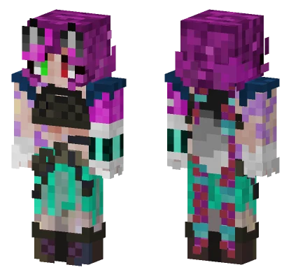 Jinxy Fox Minecraft skin
