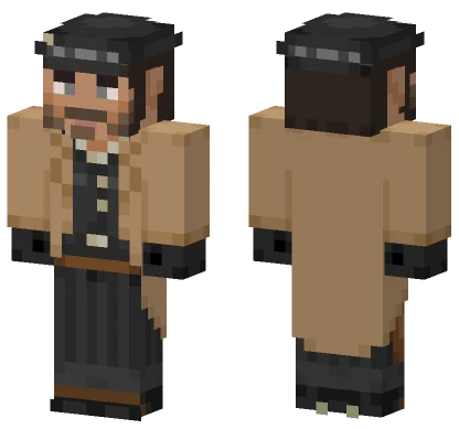 John Marston Duster V2 RDR Minecraft skin