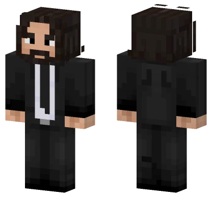 John Wick Improved Minecraft skin