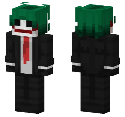 Joker Shadow Suit Minecraft skin