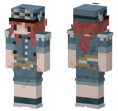 Jophiel Grey Uniform Minecraft skin